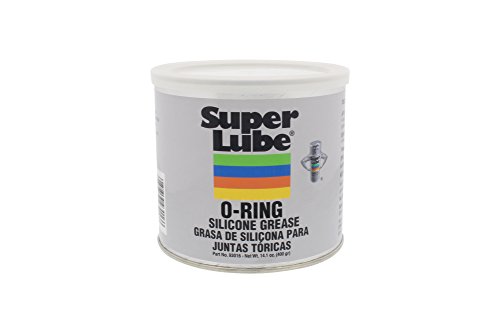 Super Lube 93016 Grease de Silicone O-ring, branco translúcido