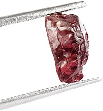 Gemhub Raw Red Spinel Healing Crystal 2.10 ct. Espinélio vermelho para decoração em casa, cura