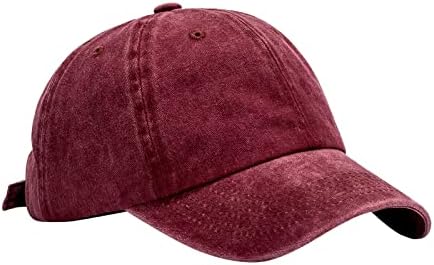 UNISSISEX Vintage lavado chapéu de beisebol angustiado para homens Cap boné de beisebol Retro Twill Sports Ajusta Dadd Hat