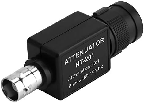 Atenuação do sinal HT201, atenuador passivo, 20: 1 10MHz Atenuador passivo para osciloscópio