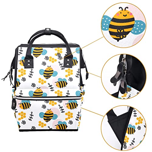 Bolsa de fraldas de abelhas de desenho animado