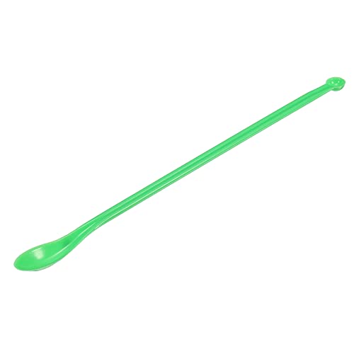 Meccanixity Micro Lab Spoons 7.48 Pós de verde plástico amostragem de medição de colher para laboratório 1pack