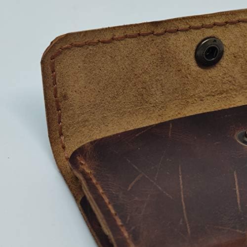 Caixa de coldre de couro holsterical para Xiaomi Redmi Nota 7, capa de couro de couro genuíno, estojo de bolsa de couro feita