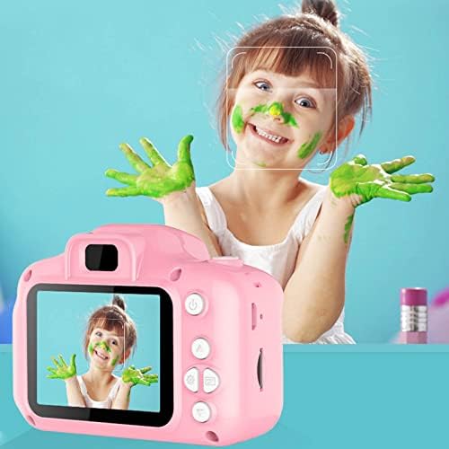 Câmera digital para crianças, Full Color 2.0 LCD Display Mini Câmera HD 8 megapixels Câmera de esportes infantis, com 32 GB SD Blue, presentes de aniversário de Natal para meninos meninas de 3-9 anos