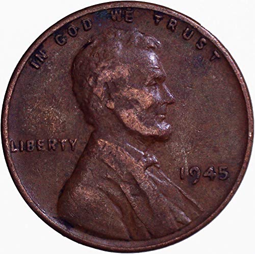 1945 Lincoln Wheat Cent 1C muito bom