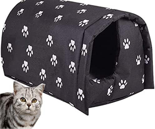 Casa de gato anastasia para gatos ao ar livre no inverno ， abrigo de gatos vadios ， casas de gatos ao ar livre dobráveis