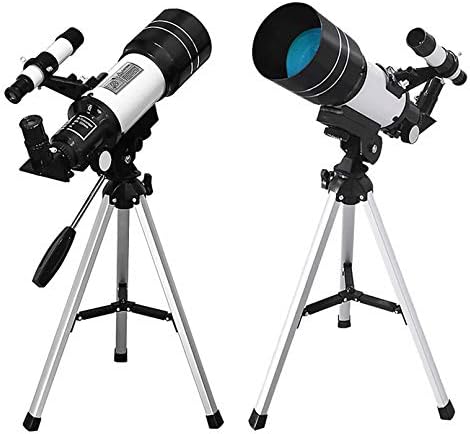 Telescópio Astronomia para adultos Crianças - Astronomia de 70 mm Telescópio Refractor Com tripé ajustável, telescópio de refratação