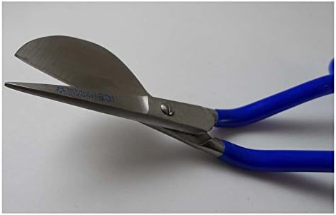 Toolusa de 6 polegadas Apliques Scissors com alças de deslocamento embrulhadas em vinil e lâmina em forma de paddle: