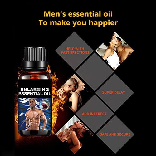 Ardorlove Men Massagem Energia Óleo Essencial para Sexo - Melhorando Oil Massage