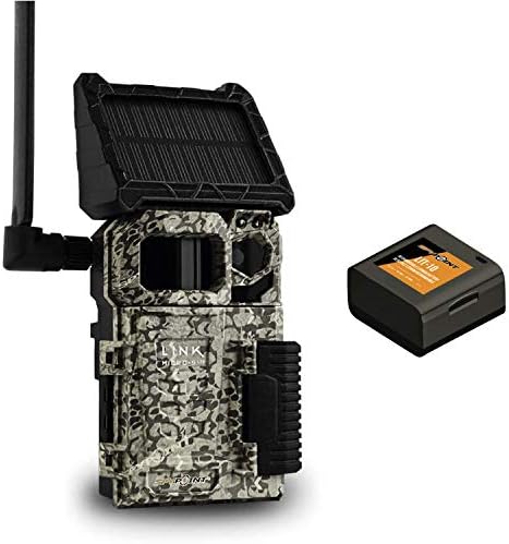 Spypoint Link-Micro-S-Lte-V Trail Câmera Painel Solar Celular de 10MP Visão noturna 4 Flash infravermelho LED Flash 80'Detection Flash Range 0.4send Title Speed ​​Speed ​​Cell Câmeras para caçar apenas EUA