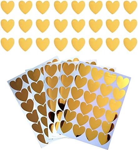 FazhBary 120 PCs 2 Decalques de parede de coração dourado adesivos de coração para adesivos de vinil de parede para meninos meninos decoração de berçário de quarto de bebê