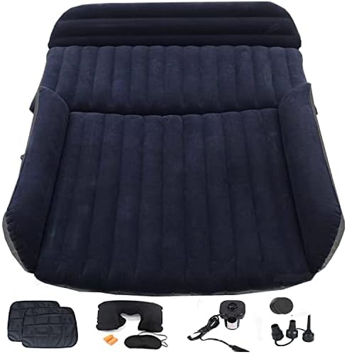 Onirii Inflável SUV Cama de colchão de ar espessada Camping Camping Air Blow Up Up Bed, 180 × 130 cm Caminhão de caminhão colchão, colchão portátil de viagem de carro, cama de colchão para dormir para SUV universal SUV universal SUV