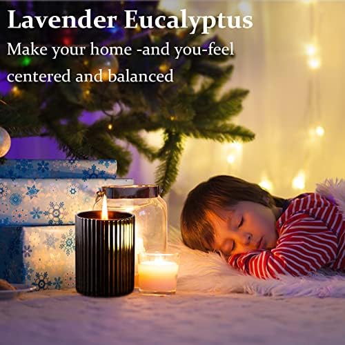Velas perfumadas para presentes do dia das mães: Lavanda Eucalipto Presentes de vela de soja para homens Mulheres, aromaterapia