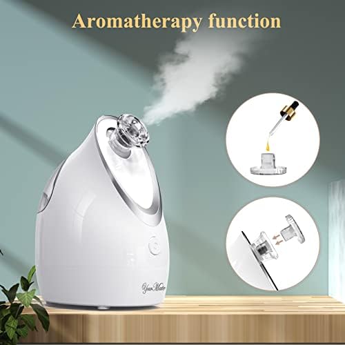 Seu Mate Facial Steamer nano iônico FACE FORMER, bico ajustável com névoa quente de aromaterapia para seios hidratantes