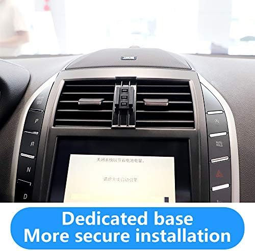 Porto de telefone de carro Lunqin Must para 2015-2019 Lincoln MKC SUV [grandes telefones com casos] Acessórios de automóveis Suporte de navegação Decoração de interiores MOLHE