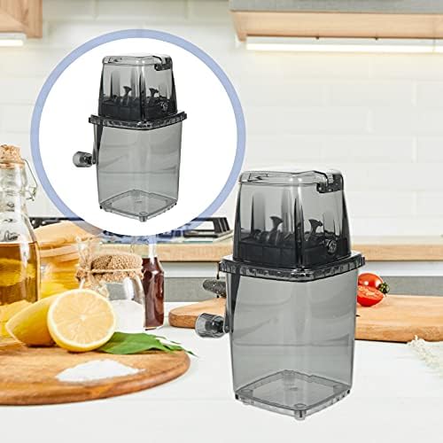 Luxshiny Cone Drinks Presente preto triturador doméstico transparente lascas manuais grátis manual grátis