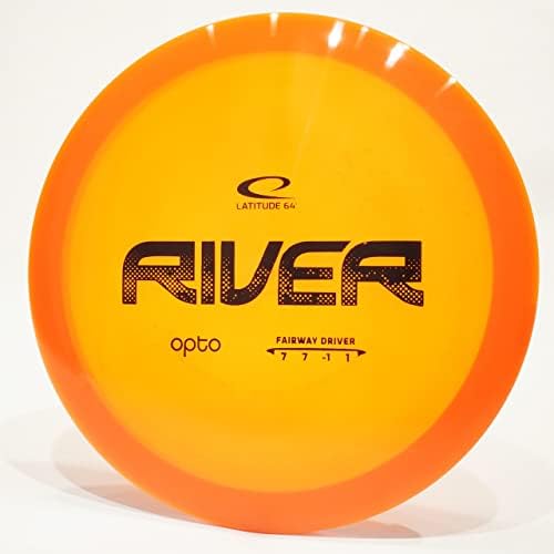 Latitude 64 River Fairway Driver Golf Disc, Escolha Peso/Cor [Carimbo e cor exata pode variar]