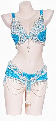 Trajes da dançarina de barriga da Royal Smeela para mulheres sutiãs de dança da barriga e roupa de dança de cinto Bellydance trajes