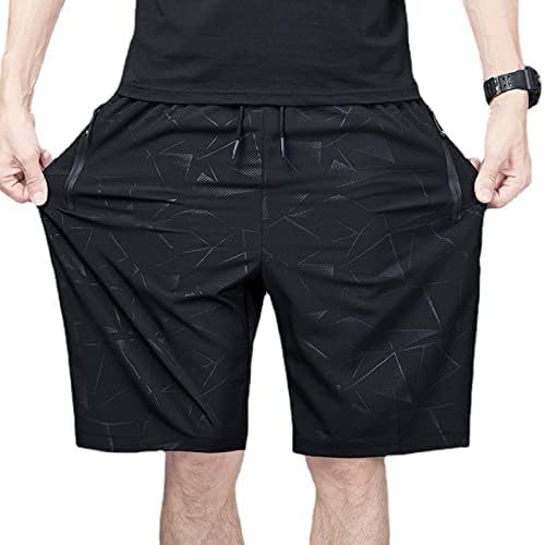 Shorts masculinos rápidos y homens impressão casual calça curta calça midsility pillstring shorts curtos rápidos para homens