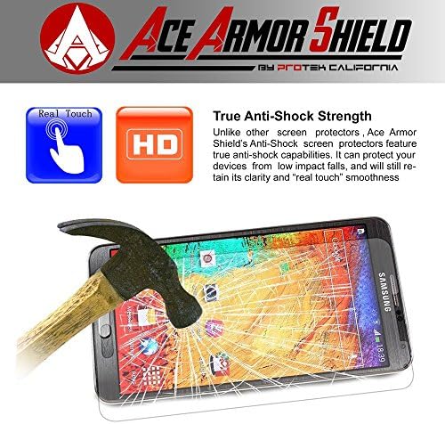 Protetor de tela resistente à blindagem da Ace Armour Shield para o Sony Xperia C4 LTE com garantia de substituição de vida livre gratuita
