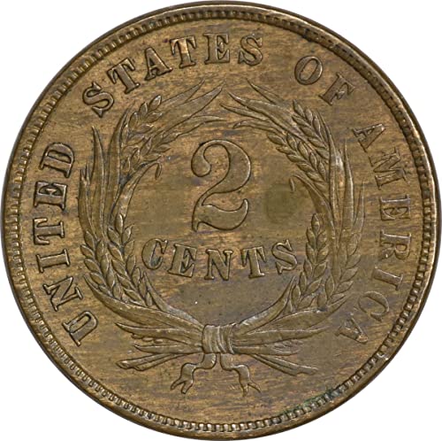 1864 p dois centavos lema grande