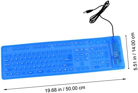 Solustre Roll 109 teclado dobrável de silicone Teclado Teclado Teclado Teclado Slim Teclado Teclado Teclado dobrável Teclado