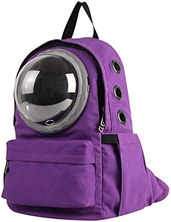 Bolsa de estimação meilishuang, mochila espacial, tela, mochila portátil de estimação, bolsa de gato respirável, mochila de cachorro