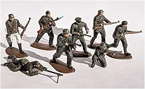 マース フィギュア Marte Figura 1/32 WWII Forças de terra da Marinha Alemã 8 Poses 15 Modelo de Plástico ORM3