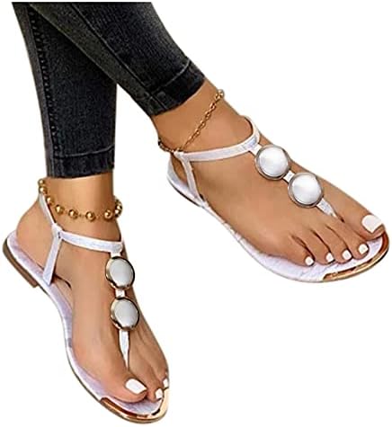 Sapatos uqghqo para sandálias femininas, mulheres deslizam em cunhas sandálias plataforma boho sandálias confortáveis ​​sandálias