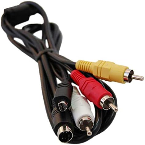 HQRP AV Audio Video Cable/cordão compatível com a câmera Sony MHS-CM1, MHS-PM1 Webbie HD