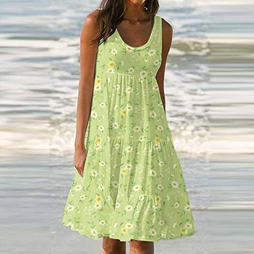 Mulheres Cocktail Flowy Cocktail Flowy Follow Follow Dressos Confortável vestido de vestido de moda de verão de praia 2023