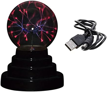 A lâmpada de onda de choque bola de íons estática USB, os parafusos de linght seguem você tocando bola de lâmpada mágica USB criativa