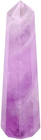 Pedras de Ametista - Torre de Cristal - Obelisco de Cristal - Varda de Cristal - Cristais Grandes - Cristais e Pedras de Cura - Estatueta de Cristal - Presentes Espirituais - Varinha de Pedra Purple