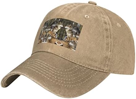 Capinho de beisebol de abelhas de girassol chapéu jeans lavável para homens e mulheres com faixa de cinta de cabeça