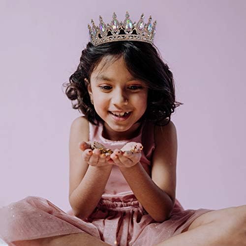 Princess Crowns and Tiaras for Little Girls - Crystal Princess Crown, Birthday, Prom, Festume Party, Queen Rhinestone Crowns