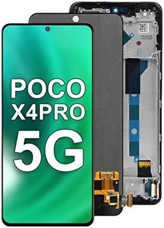Showgood 6.67 Para Xiaomi Poco X4 Pro 5G LCD Display Touch Screen Digitalizer Conjunto para POCO X4 Pro 5G Tela com quadro