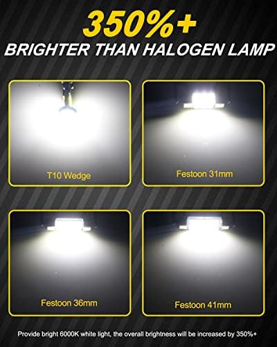 Substituição do kit de luz interior LED para Mazda 3 sedan hatchback 2010 a 2015 2017 2018 2019 2020 2021, mapa de placas Bulbos + Ferramenta de instalação, super brilhante 6000k branco