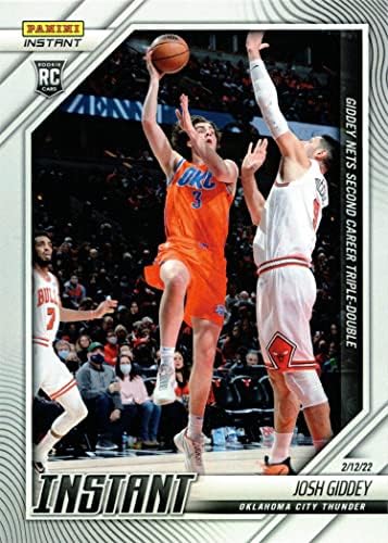2021-22 Panini Instant Basketball 127 Josh Giddey Rookie Card Thunder - Apenas 567 feitos!