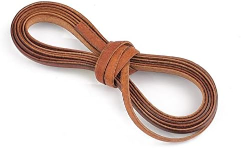 2 metros 1,5-10 mm Retro genuíno de couro redondo/corda de couro plana para bracelete diy bolsas artesanais artesanais