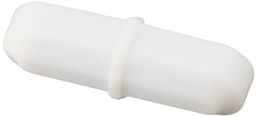 SP BEL-ART Spinbar Teflon Octagon Magnetic Curring Bar; 12,7 x 3,2 mm, branco
