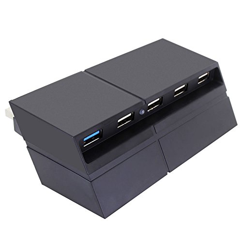 Skque 5 PORT USB 3.0 2.0 Adapter Expander Hub para Sony PlayStation 4