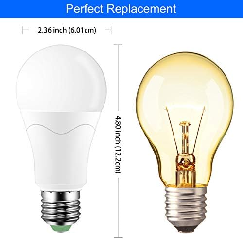 Lâmpada LED de ILC 85W equivalente, lâmpadas de lâmpadas que mudam de cor com controle remoto RGB 6 modos, tempo, sincronização, base de parafuso E26 diminuída
