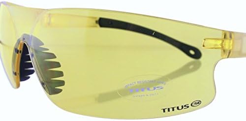 Titus G45 Z87+ óculos disparos de motocicleta Proteção para os olhos ANSI Segurança tática com escudo lateral de fechamento integrado
