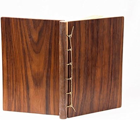 Journal Wood Cober, caderno, caderno de desenho, papel artesanal, coluna de livro amarrado à mão, livro de comentários de convidados,