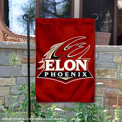 Flags e Banners College Co. Elon Phoenix Garden Bandal