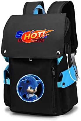 RTUORETO HEDEHOG PARATURA Backpack Backpack 18 polegadas Mochilas de laptop Casual Daypack Anime Bookbag Bags Bag de viagem