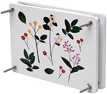 Yiju Manual seco Flores de Flores de Flores Definir Máquina de Prepressão de Secagem para Craft Álbum Diy Candle Nail Pinging, Green