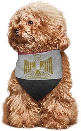 Retro Egito Flag Dog Puppy Cat Balaclava Triângulo Bibs Sconeco Bandana Collar Neckerchief MCHOICE para qualquer animal de estimação