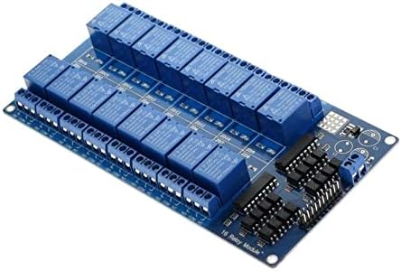 1PCS 5V 16 canal Módulo de relé eletrônico Isolamento de cinto de placa eletrônica Optocoupler