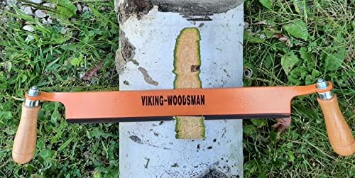 Viking Woodsman LT031 13 polegadas reta 30 graus lâmina chanfrada Sharned Draw Shave